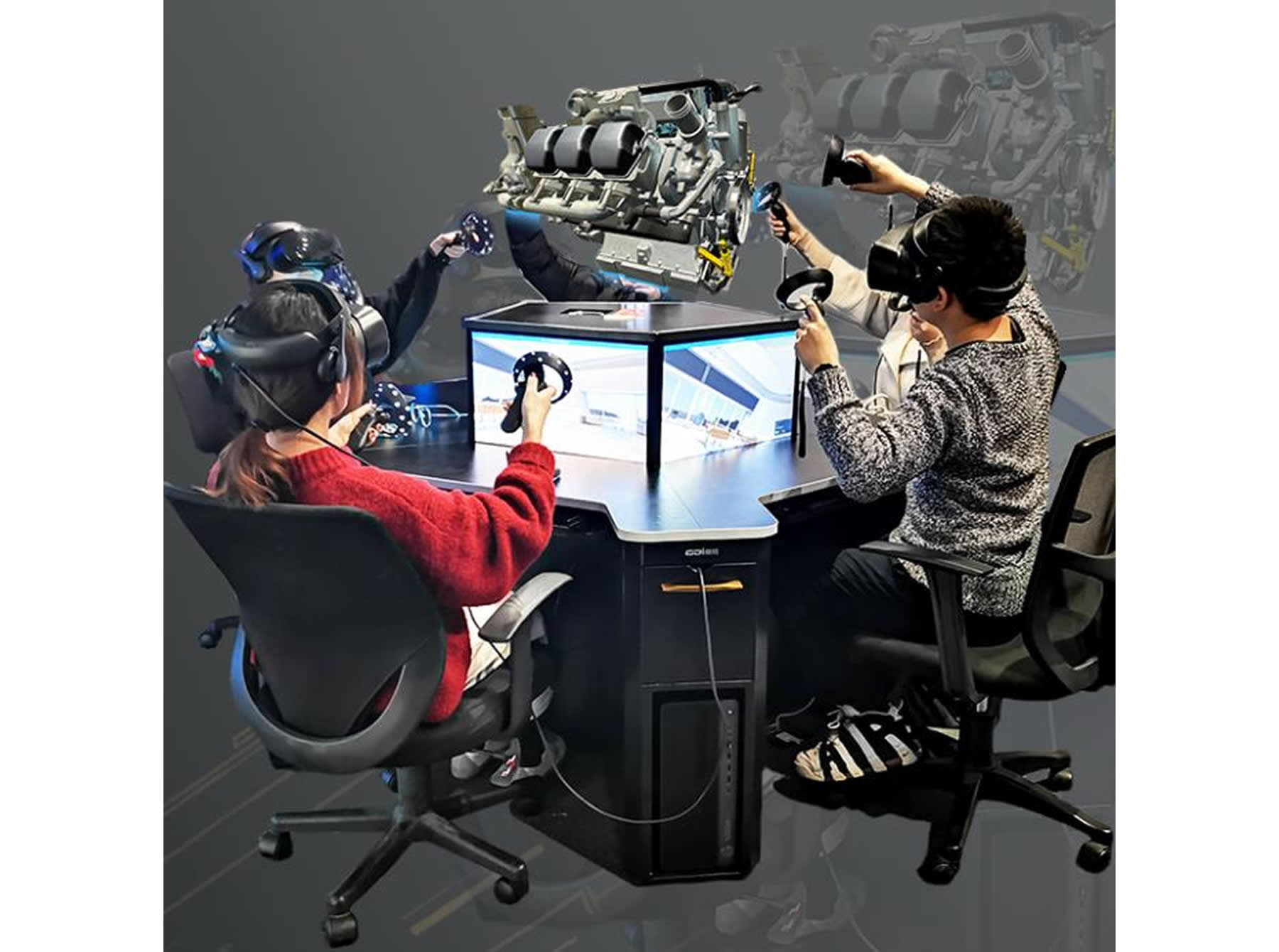 （硬件）MR-GROUP伍境，沉浸式VR小組協同交互顯示產品